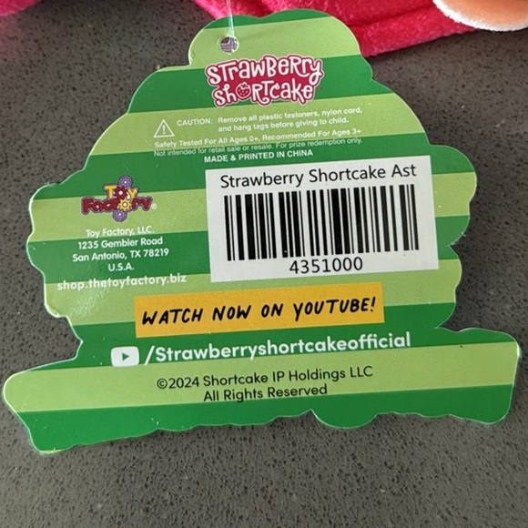 Strawberry Shortcake: Berry In The Big City Plush / Limited Edition Kawaii / NEW - Picture 15 of 16